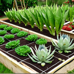 Thriving Perennial Vegetable Garden**

Prompt: Lush, vibrant perennial vegetable garden in France, artichokes, rhubarb, asparagus, strawberries, garlic, abundant growth, permaculture design, sunny, sustainable gardening, close-up details.

**